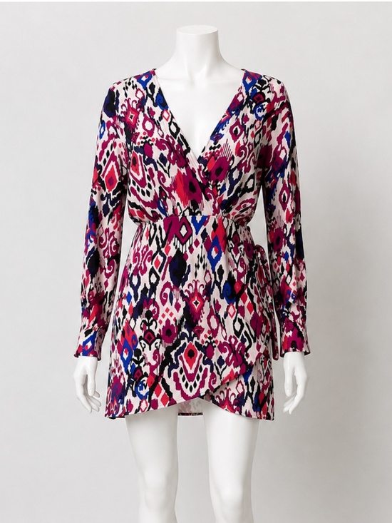 Zara Dresses & Skirts - Zara Women’s Autumn Purple Long Sleeve Mini Dress Size M
